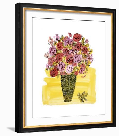 Basket of Flowers, c.1958-Andy Warhol-Framed Giclee Print