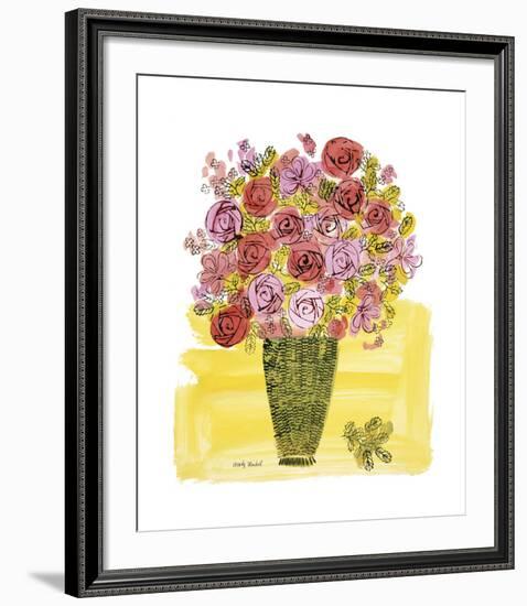 Basket of Flowers, c.1958-Andy Warhol-Framed Giclee Print