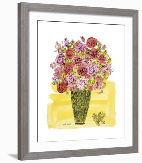 Basket of Flowers, c.1958-Andy Warhol-Framed Giclee Print