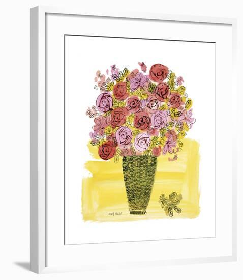 Basket of Flowers, c.1958-Andy Warhol-Framed Giclee Print