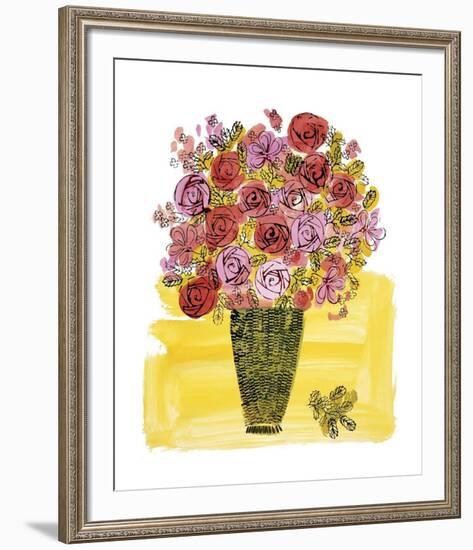 Basket of Flowers, c.1958-Andy Warhol-Framed Giclee Print