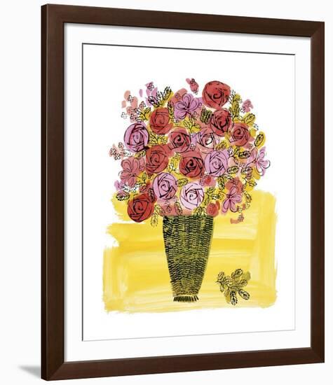 Basket of Flowers, c.1958-Andy Warhol-Framed Giclee Print