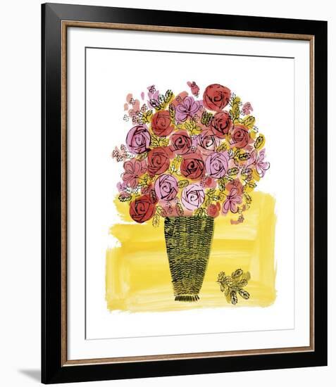 Basket of Flowers, c.1958-Andy Warhol-Framed Giclee Print