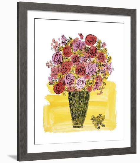 Basket of Flowers, c.1958-Andy Warhol-Framed Giclee Print