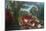 Basket of Flowers-Eugene Delacroix-Mounted Art Print