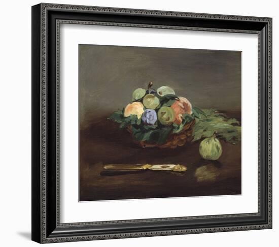 Basket of Fruit, about 1864-Edouard Manet-Framed Giclee Print