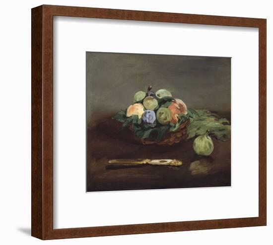 Basket of Fruit, about 1864-Edouard Manet-Framed Art Print