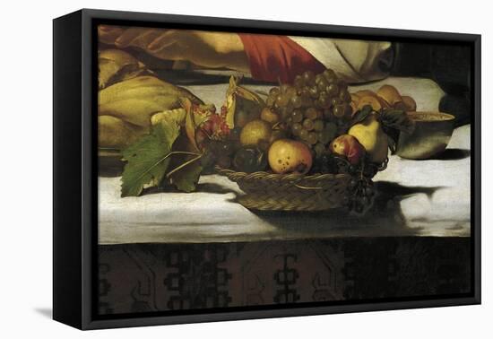 Basket of Fruit, Detail from Supper at Emmaus-Caravaggio-Framed Premier Image Canvas