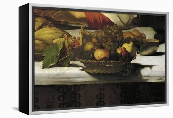Basket of Fruit, Detail from Supper at Emmaus-Caravaggio-Framed Premier Image Canvas