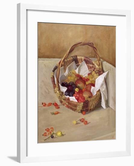 Basket of Fruit-Caroline Hervey-Bathurst-Framed Giclee Print