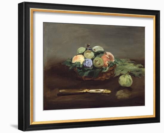 Basket of Fruit-Edouard Manet-Framed Giclee Print
