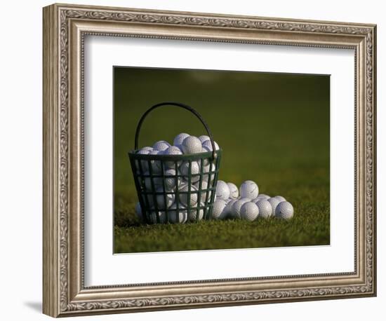 Basket of Golf Balls-null-Framed Photographic Print