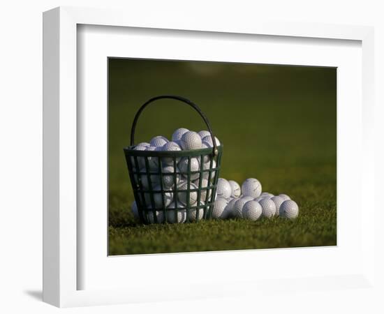 Basket of Golf Balls-null-Framed Photographic Print