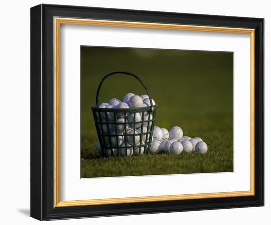 Basket of Golf Balls-null-Framed Photographic Print