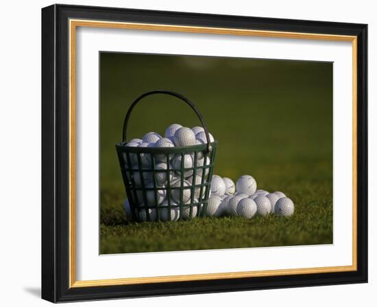 Basket of Golf Balls-null-Framed Photographic Print