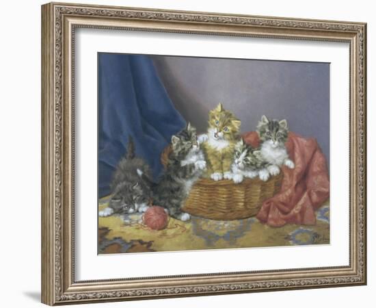 Basket of Mischief-Daniel Merlin-Framed Giclee Print