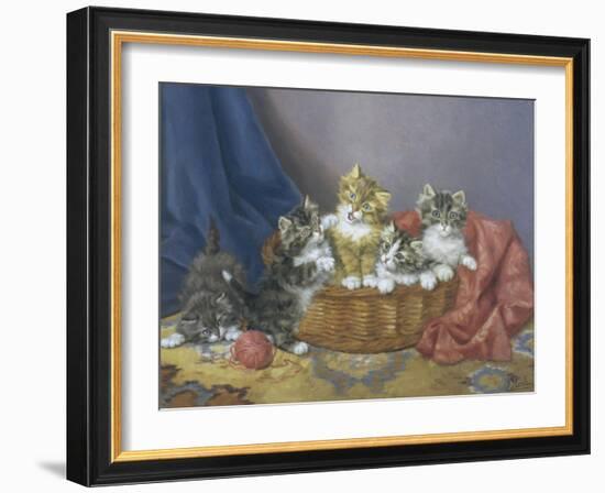 Basket of Mischief-Daniel Merlin-Framed Giclee Print