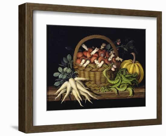 Basket of Mushrooms, 1997-Amelia Kleiser-Framed Giclee Print