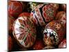 Basket of Ukrainian Easter Eggs-Jim Sugar-Mounted Photographic Print