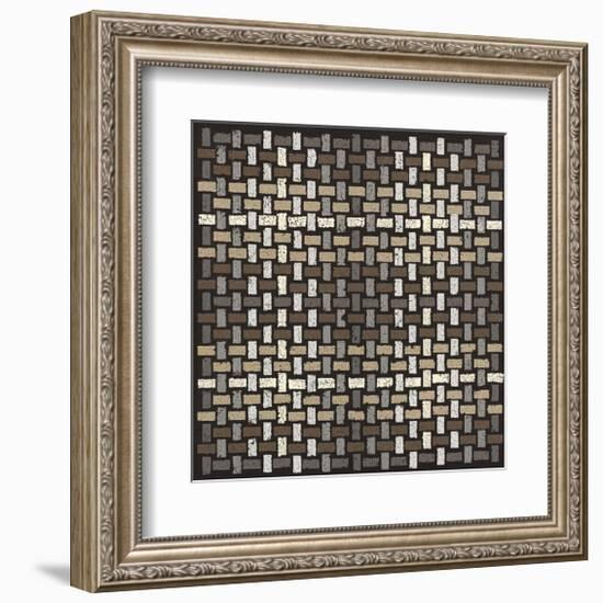 Basket Weave Straight (Neutrals)-Susan Clickner-Framed Giclee Print