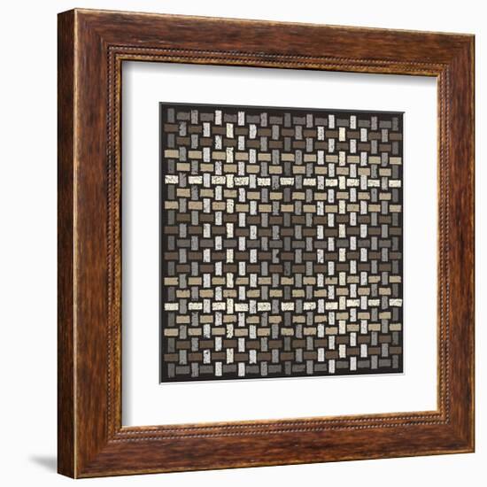 Basket Weave Straight (Neutrals)-Susan Clickner-Framed Giclee Print