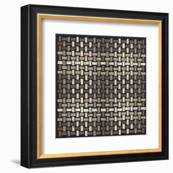 Basket Weave Straight (Neutrals)-Susan Clickner-Framed Giclee Print