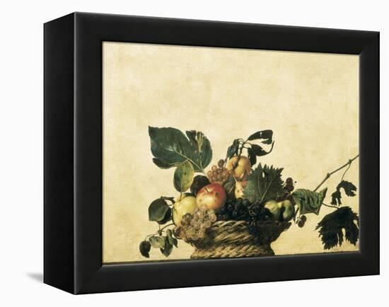 Basket with Fruit-Caravaggio-Framed Stretched Canvas