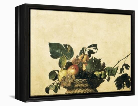 Basket with Fruit-Caravaggio-Framed Stretched Canvas