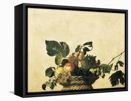 Basket with Fruit-Caravaggio-Framed Stretched Canvas