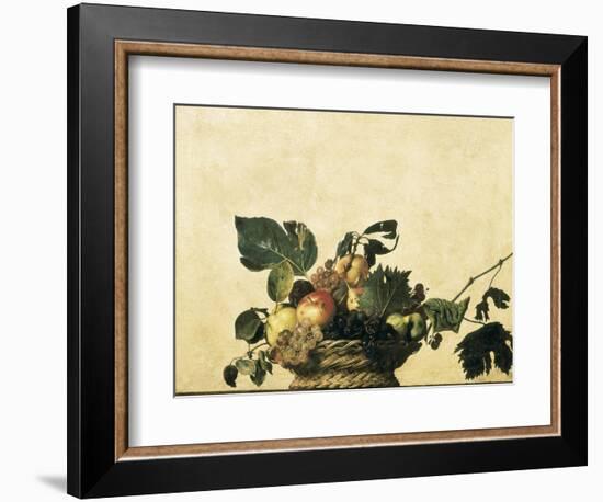 Basket with Fruit-Caravaggio-Framed Premium Giclee Print