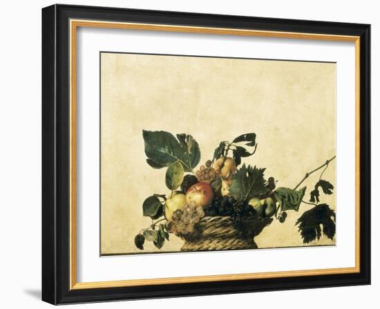 Basket with Fruit-Caravaggio-Framed Art Print