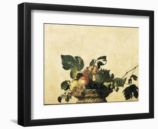 Basket with Fruit-Caravaggio-Framed Art Print