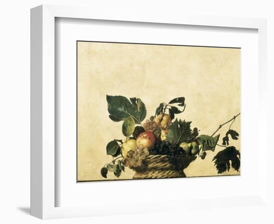 Basket with Fruit-Caravaggio-Framed Art Print