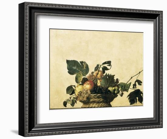 Basket with Fruit-Caravaggio-Framed Art Print