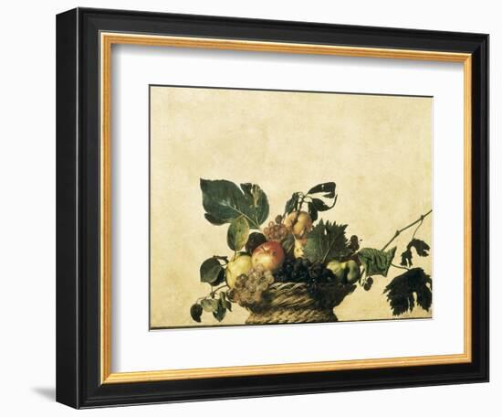 Basket with Fruit-Caravaggio-Framed Art Print