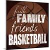 Basketball Friends-Lauren Gibbons-Mounted Art Print