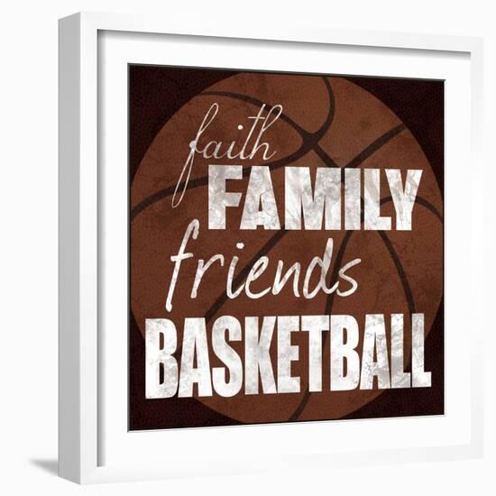 Basketball Friends-Lauren Gibbons-Framed Premium Giclee Print