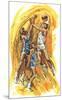 Basketball Game-Wayland Moore-Mounted Serigraph