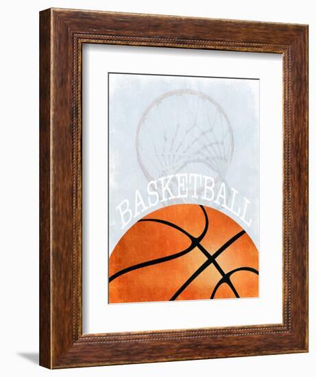 Basketball Love 2-Marcus Prime-Framed Premium Giclee Print