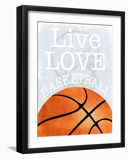 Basketball Love-Marcus Prime-Framed Art Print