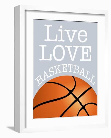 Basketball Love-Marcus Prime-Framed Art Print