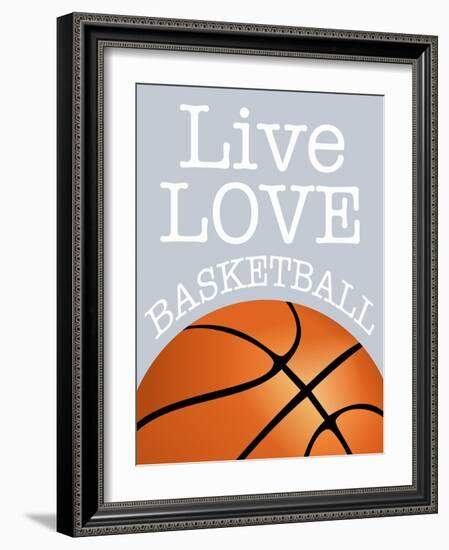 Basketball Love-Marcus Prime-Framed Art Print