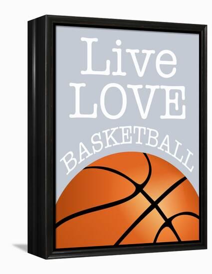 Basketball Love-Marcus Prime-Framed Stretched Canvas