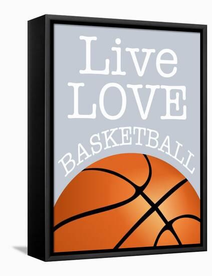 Basketball Love-Marcus Prime-Framed Stretched Canvas