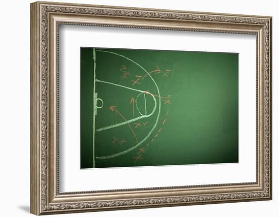 Basketball Plan-oersin-Framed Photographic Print