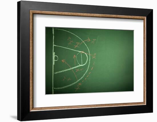 Basketball Plan-oersin-Framed Photographic Print