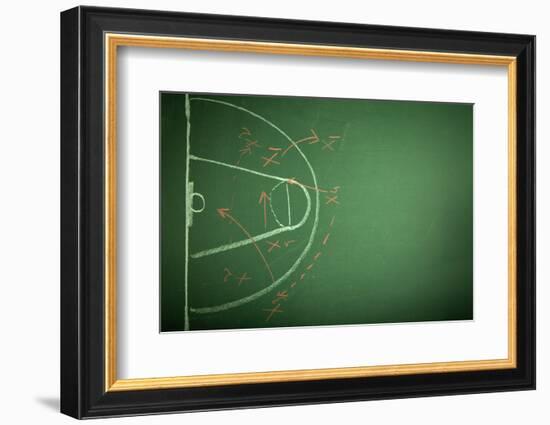 Basketball Plan-oersin-Framed Photographic Print
