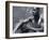 Basketball Player Resting-null-Framed Photographic Print