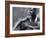 Basketball Player Resting-null-Framed Photographic Print