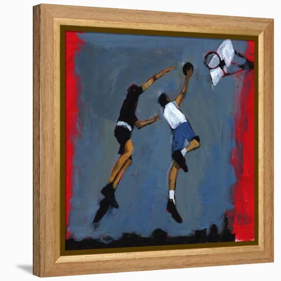 Basketball players, 2009-Paul Powis-Framed Premier Image Canvas